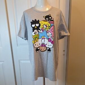 NWOT Original Hello Kitty Cafe Truck Gray Graphic Tee